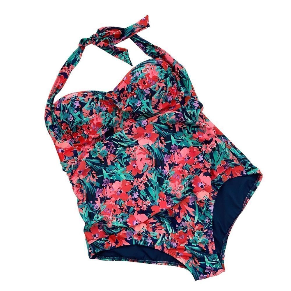 NEW Catalina Floral One Piece Swim Suit in Size 3X